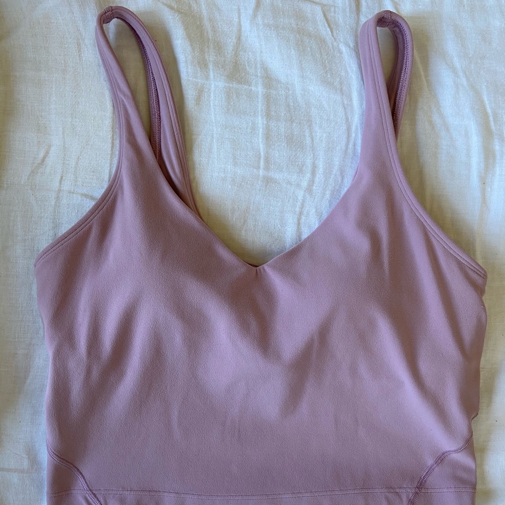 not for sale* Lululemon align tank sz 8 pink taupe